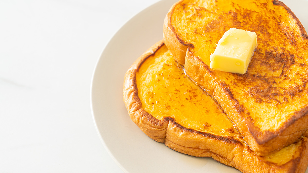 トーストにはちみつ