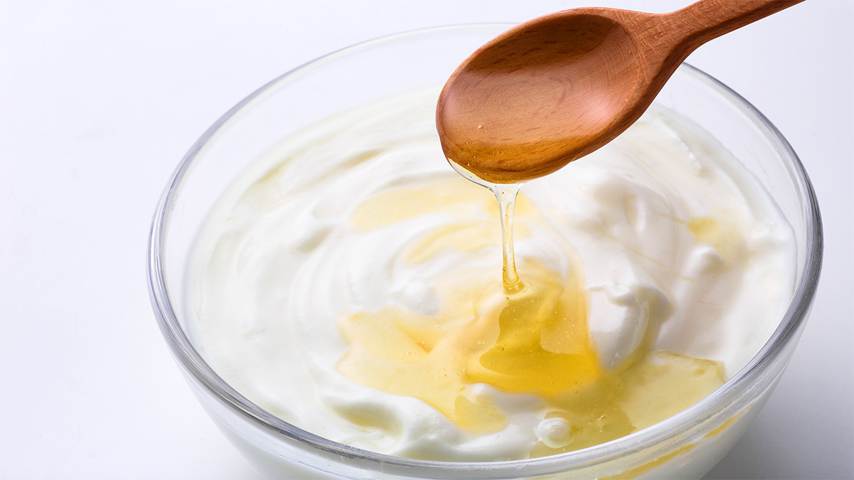 ヨーグルトにはちみつ