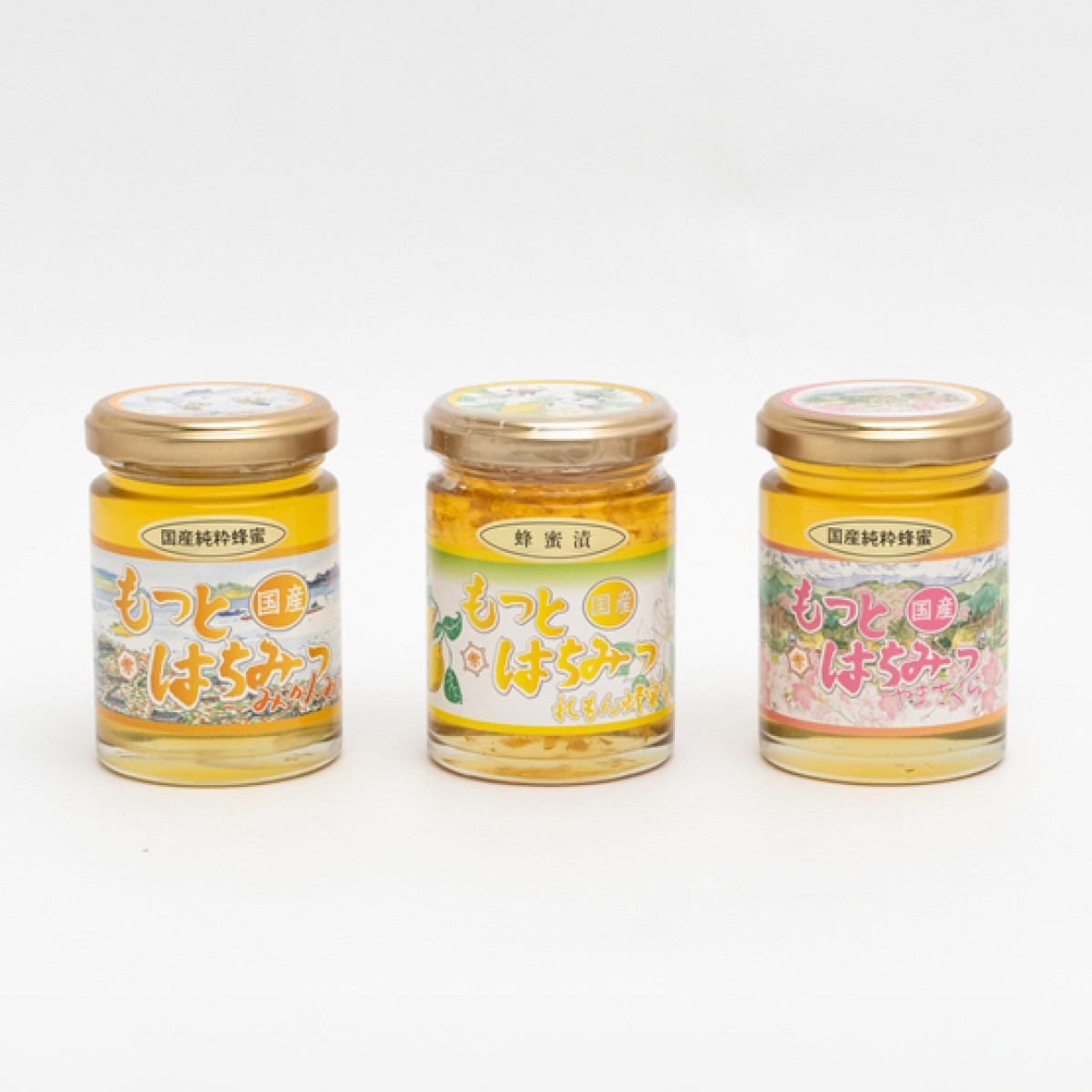 さくらんぼ蜂蜜　蜜柑蜂蜜　栗蜂蜜　各600ｇ3本セット　国産純粋　生はちみつ 国産はちみつ】さくらんぼ蜂蜜 120g