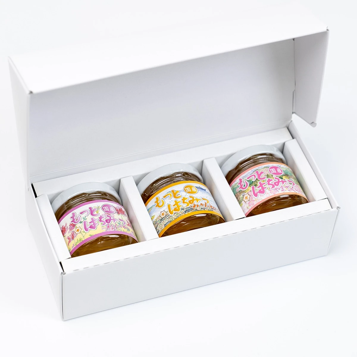 れんげ蜂蜜 百花蜂蜜 山ざくら蜂蜜 各50g